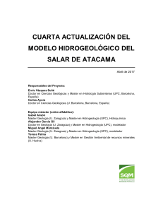 Informe Actualizacion Modelo Hidrogeologico