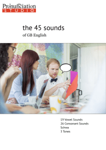 45 souds vowels and consonants