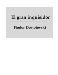 El gran inquisidor - Fiódor Dostoyevski - PDF