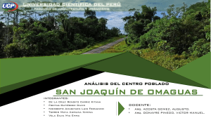 GRUPO 2- CENTRO POBLADO SAN JOAQUIN DE OMAGUA