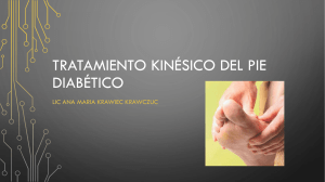 Tratamiento kinesico del pie diabético