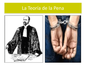 Power Point clase La Teoría de la Pena