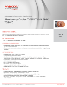 Alambres y Cables THWNTHHN 600V,