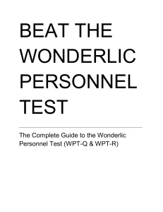 beat-the-wonderlic