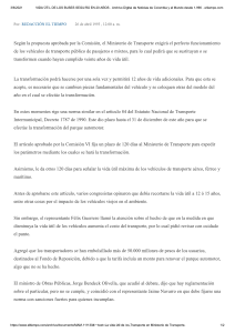 VIDA ÚTIL DE LOS BUSES SEGUIRÁ EN 20 AÑ... y el Mundo desde 1.990 - eltiempo