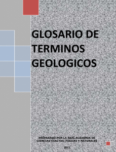 Glosario de Terminos Geologicos