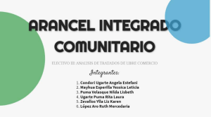 ARANCEL INTEGRADO COMUNITARIO-ORIGINAL