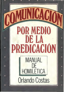 COMUNICACION POR MEDIO DE LA PREDICACION