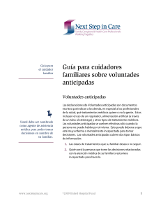 Advance Directives Spanish