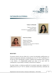 Leal y Navea - Facturación electrónica - Centro de Estudios Tributarios (Universidad de Chile)