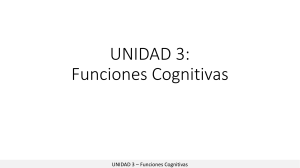 7 - UNIDAD 3 -  Funciones  Cognitivas.