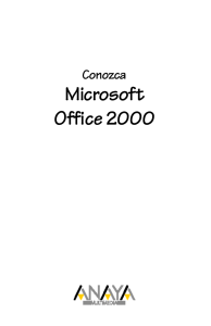 Conozca Microsoft Office 2000