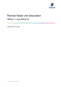201202 ericsson remote radio unit description