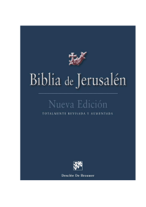 BIBLIA DE JERUSALEN CUARTA EDICION