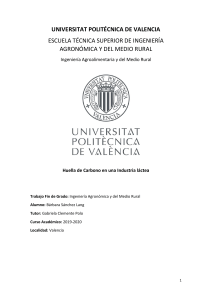 Sánchez - HUELLA DE CARBONO DE UNA INDUSTRIA LÁCTEA