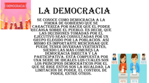 La democracia