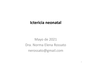 Ictericia neonatal