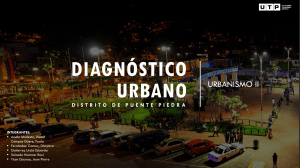 Diagnóstico urbano - Distrito de Puente Piedra