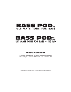 Bass PODxt User Manual
