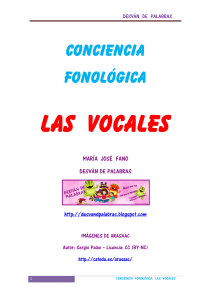 conciencia fonologica vocales