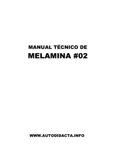 Manual Técnico de Melamina #02