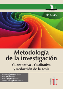 046. MasterTESIS - Metodología De La Investigación Cuantitativa, Cualitativa y Redacción de la Tesis 4Ed - Humberto Ñaupas Paitán 2014