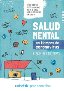 Estudio sobre los efectos en la salud mental de niñas, niños y adolescentes por COVID-19