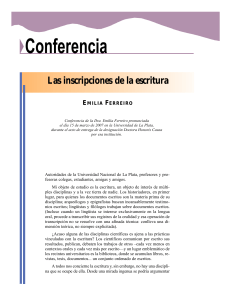 conferencia E.Ferreiro