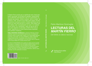 Lecturas del Martin Fierro Del folleto a