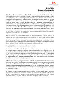 Tizón, Héctor - Inauguración Congreso de la Lengua - Rosario.docx