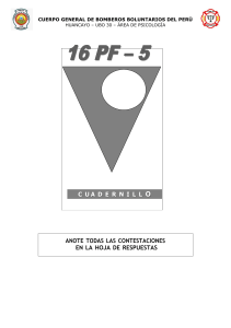 Test 16 PF - 5 Formulario - Logo