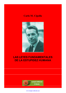 Carlo M. Cipolla - Las leyes fundamentales de la estupidez humana (2004)