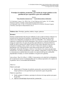 Juan.A.Urquina-Leidy.M.Quiroz Prototipo de medición, promoción y prevención de riesgos químicos en las gasolinerías por exposición a gases del combustible