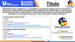 JuanUrquina LeidyQuiroz Ponencia Mecanismo de Medicion Riesgo Quimicos Estacion de Gasolina  en Florencia Caqueta - CISESAT