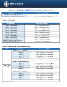 DIRECTORIO LIMA NORTE fiscalia