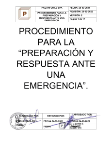 PROCEDIMIENTO EMERGENCIAS