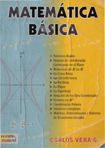 Matemática Básica - Carlos Vera G.