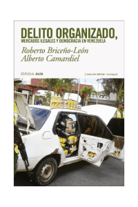 Delito Organizado en Venezuela: Mercados Ilegales y Democracia
