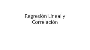 Regresión Lineal y Correlación (2)
