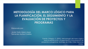 Metodología  marco lógico-Mesa-Muñoz