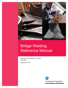 Bridge Welding Reference Manual