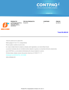 Cotizacion contpaqi nominas