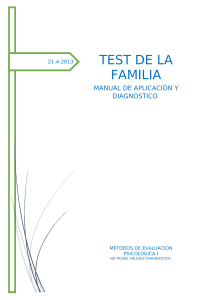 Manual del test de la familia