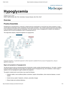 hipoglicemia