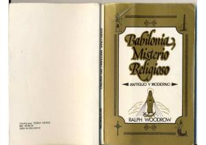 Babilonia misterio religioso Ralph Woodrow