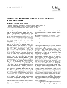 1984 hakkinen aerobic, anaerobic and performance in power athletes