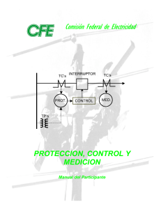 CFE MANUAL DE PROTECCIONES ELECTRICAS