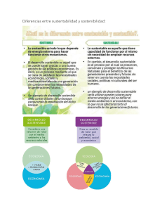 Diferencias entre sustentabilidad y sostenibilidad