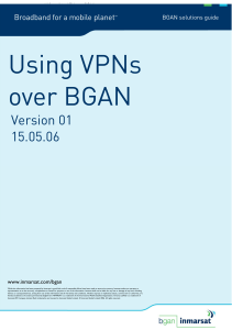 BGAN VPN Solutions Guide