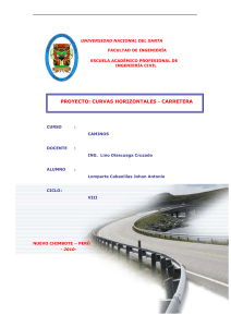 Curvas Horizontales Carreteras